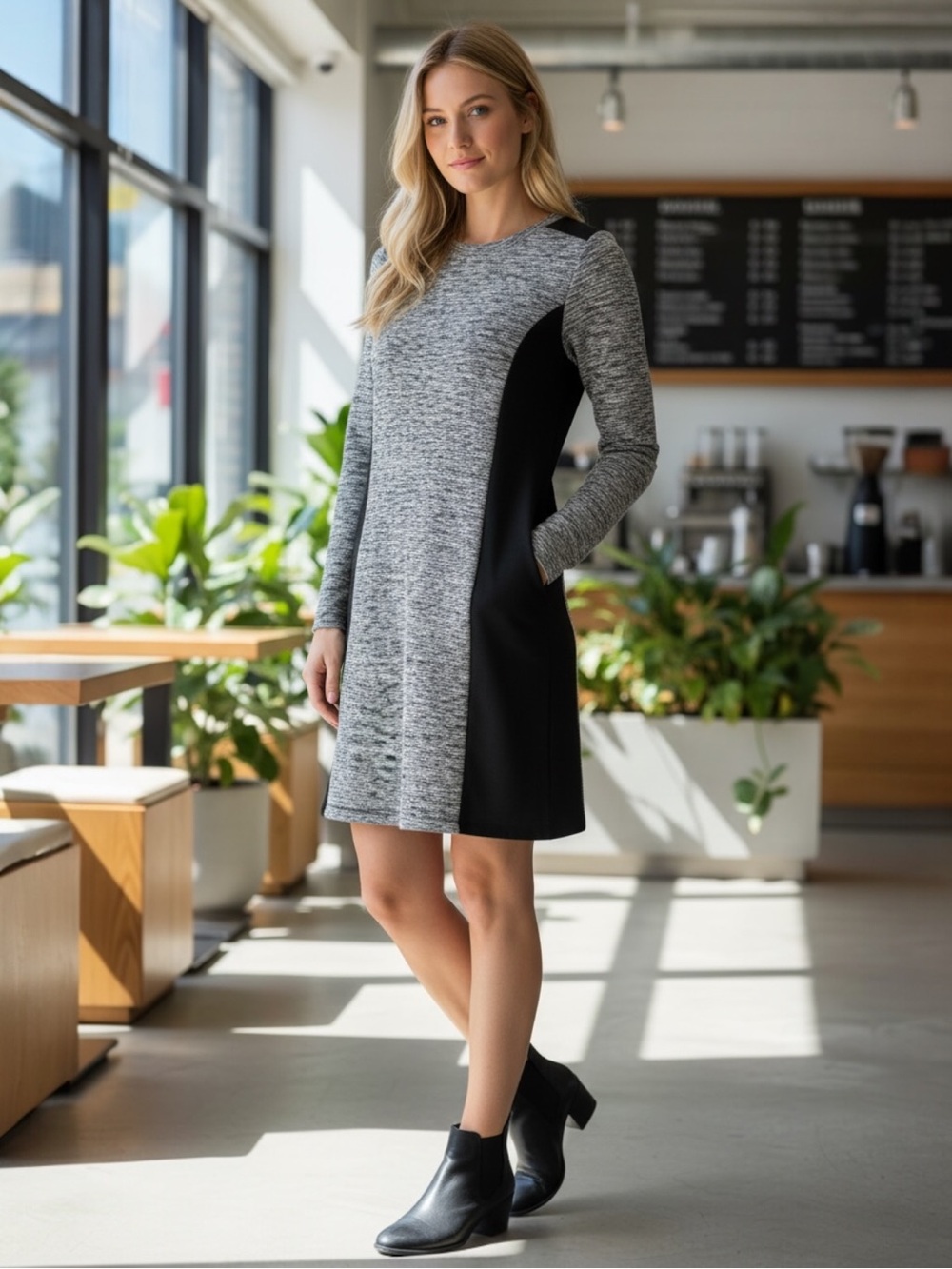 Athleta Cooldown Sweatshirt Dress
